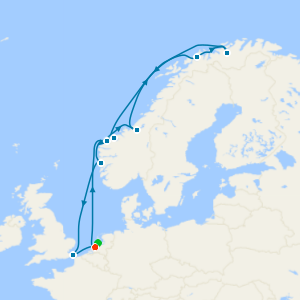 Arctic Journey & Northern Lights from Rotterdam with Amsterdam Stay