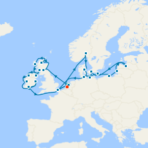 British Isles, Baltic Capitals & Berlin Oktoberfest from Amsterdam with Stay