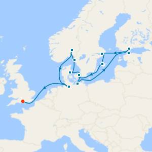 Baltic Beauty and Northern Coastal Icons Fly Cruise to Southampton with Two Night Copenhagen Stay 
