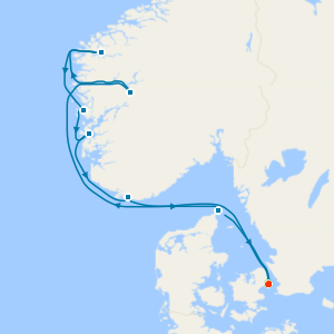 A Journey across Fjords, Forests & Nordic Wonders Fly Cruise with Two Night Copenhagen Stay 