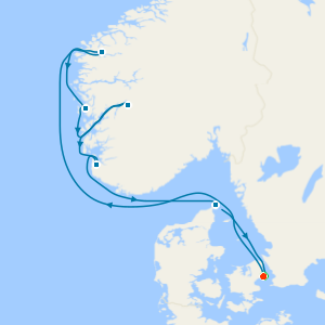 A Journey across Fjords, Forests & Nordic Wonders Fly Cruise with Two Night Copenhagen Stay 