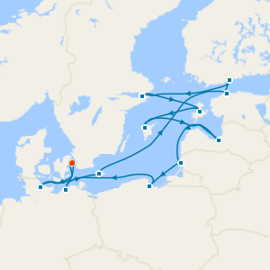 Nordic Capitals & Baltic Culture Fly Cruise with Two Night Copenhagen Stay