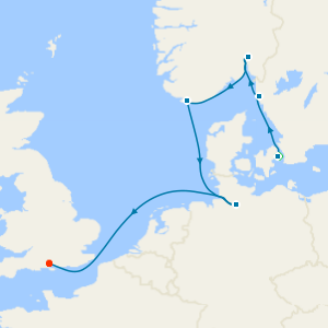 Nordic Joy & Rich Cultural Legacy Fly Cruise to Southampton with Two Night Copenhagen Stay