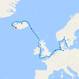 Scottish Charm, Icelandic Calm & English Attractions Fly Cruise with Copenhagen & Reykjavik Stays 