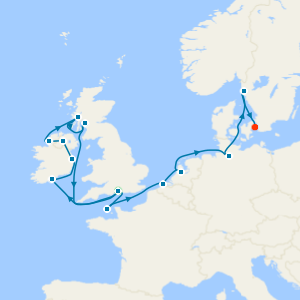 Gaelic Culture & Artistic Vibrance from Southampton to Copenhagen - Fly Cruise