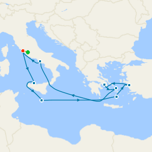 Greece, Italy & Turkey with a 2 night pre-cruise stay in Rome