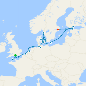 Northern Europe’s History, Culture & Scenic Allure Fly Cruise from Southampton with Two Night Stockholm City Stay