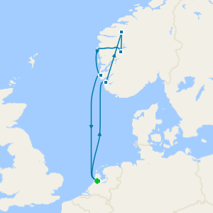 Norwegian Fjords from Amsterdam with a 2 night pre-cruise stay