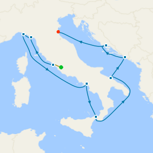 Best of Italy & Croatia from Rome with a 2 night pre-cruise stay