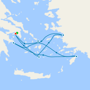 Best of Greece from Athens with a 2 night pre-cruise stay