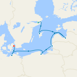 Baltic Isles, Historic Cities & Scenic Shorelines Fly Cruise with Stockholm and Copenhagen City Stays 