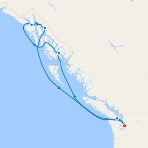 Alaska from Seattle with a 2 night pre-cruise stay