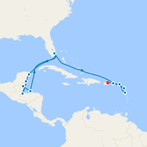 An Extended Journey of Cultural Treasures & Seaside Harmony from Miami - Fly Cruise