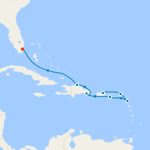 Caribbean Exploration & Island Delights from San Juan - Fly Cruise