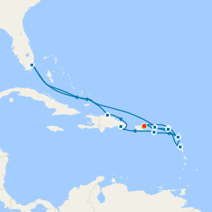 Golden Shores & Island Grace Caribbean Fly Cruise with Three Night San Juan Stay