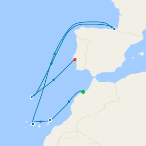 A Journey Through Volcanic Isles and Atlantic Gardens from Casablanca to Lisbon