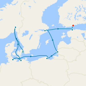 Baltic Cities from Copenhagen to Helsinki with a 2 night pre and post-cruise stay