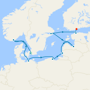 Baltic Cities from Southampton with a 2 night pre-cruise stay