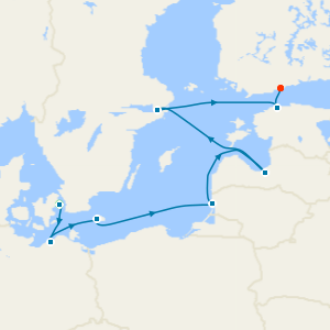 Baltic Cities from Copenhagen with a 2 night pre-cruise stay