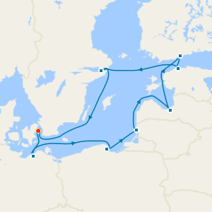 Baltic Cities from Copenagen with a 2 night pre-cruise stay