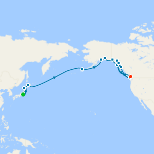 A Grand Journey from Japanese Shores to Alaskan Wilderness from Tokyo to Vancouver