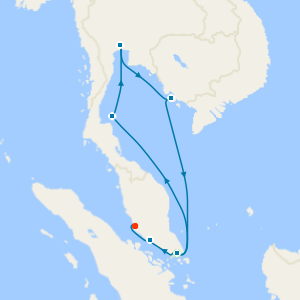 A Journey through Asia’s Cultural Gems & Scenic Marvels from Singapore to Port Kelang (Kuala Lumpur)