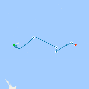 South Pacific from Fiji to Papeete