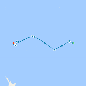 South Pacific from Papeete to Fiji