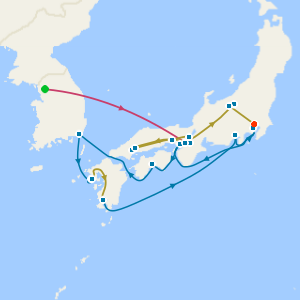 Seoul and 9 Night Japan Tour with Nagasaki's Blossoms, Atomic Bomb Museums, Bullet Trains, Snow Monkeys and Mount Fuji
