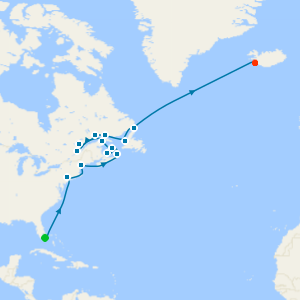 A Grand Journey from Miami to the Volcanic Vibrance of Reykjavik from Miami to Reykjavik