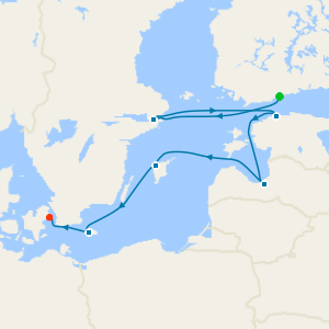 A Journey Through Baltic Capitals & Nordic Elegance from Warnemunde to Copenhagen