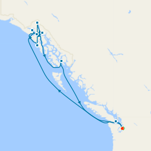 Alaska with Glacier Bay from Seattle with a 2 night pre cruise stay