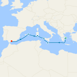 Iconic Islands of the Mediterranean from Piraeus with a 2 night pre cruise stay in Athens