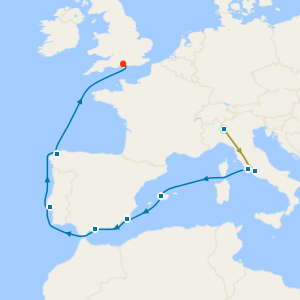 Swiss Alps, Bernina Red Train & Spain and Portugal Explorer with Milan and Rome Stays