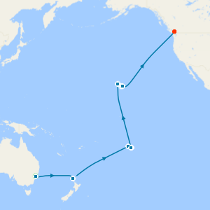 Tahitian and Hawaiian Treasures from Sydney to Vancouver with Stay