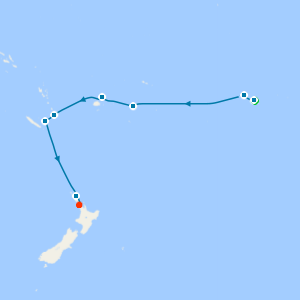 World Cruise: Bora Bora, Fiji & Beyond from Papeete