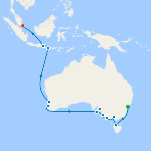 World Cruise: Australia, Bali Discovery & Singapore from Sydney
