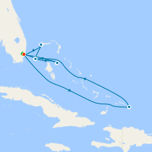 Bahamas & Caribbean from Miami with 1nt Stay