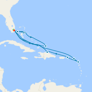 Bahamas & Caribbean from Miami with 1nt Stay