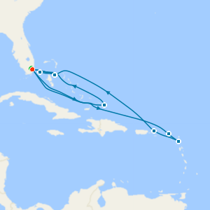 Bahamas & Caribbean from Miami with 1nt Stay