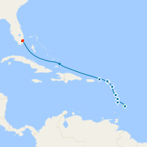 Fte Afloat Caribbean Fly Cruise with Barbados and Miami Stays 
