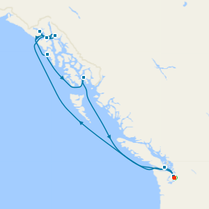 Alaska Explorer from Seattle with a 2 night pre cruise stay
