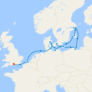 Harbours & Horizons to Southampton with Two Night Copenhagen City Stay