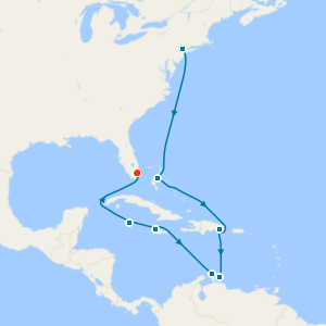 Palmlight Passage with Two Night Pre and Post New York City and Miami Beach Stays 