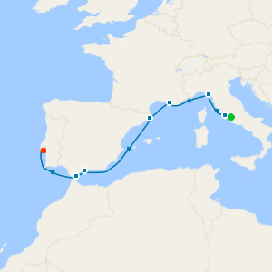 Spellbinding Mediterranean to Istanbul with Two Night Rome City Stay 