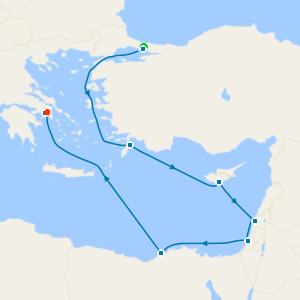 Icons of Antiquity with Two Night Pre and Post Stays in Istanbul and Athens 