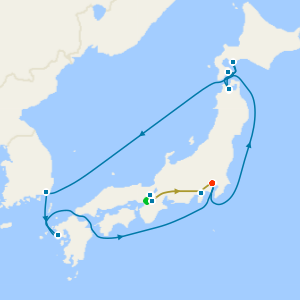 Osaka, Kyoto and Tokyo Stays, Bullet Trains, Mount Fuji and Hirosaki Castle Spring Blossoms