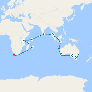 Australia, Bali Discovery & East Africa from Sydney to Cape Town with Stay
