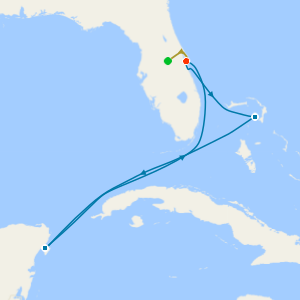 Very Merrytime Western Caribbean Cruise from Port Canaveral with a 3 night pre-cruise stay in Orlando