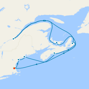 Maine & Canada from Boston with a 2 night pre cruise stay